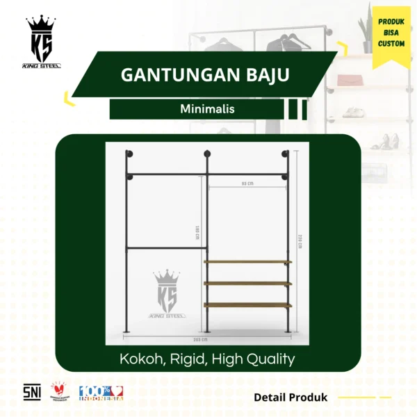 Gantungan Baju Minimalis